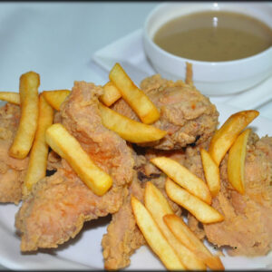 Butter-fried Chicken with French Fries (Party Tray)
