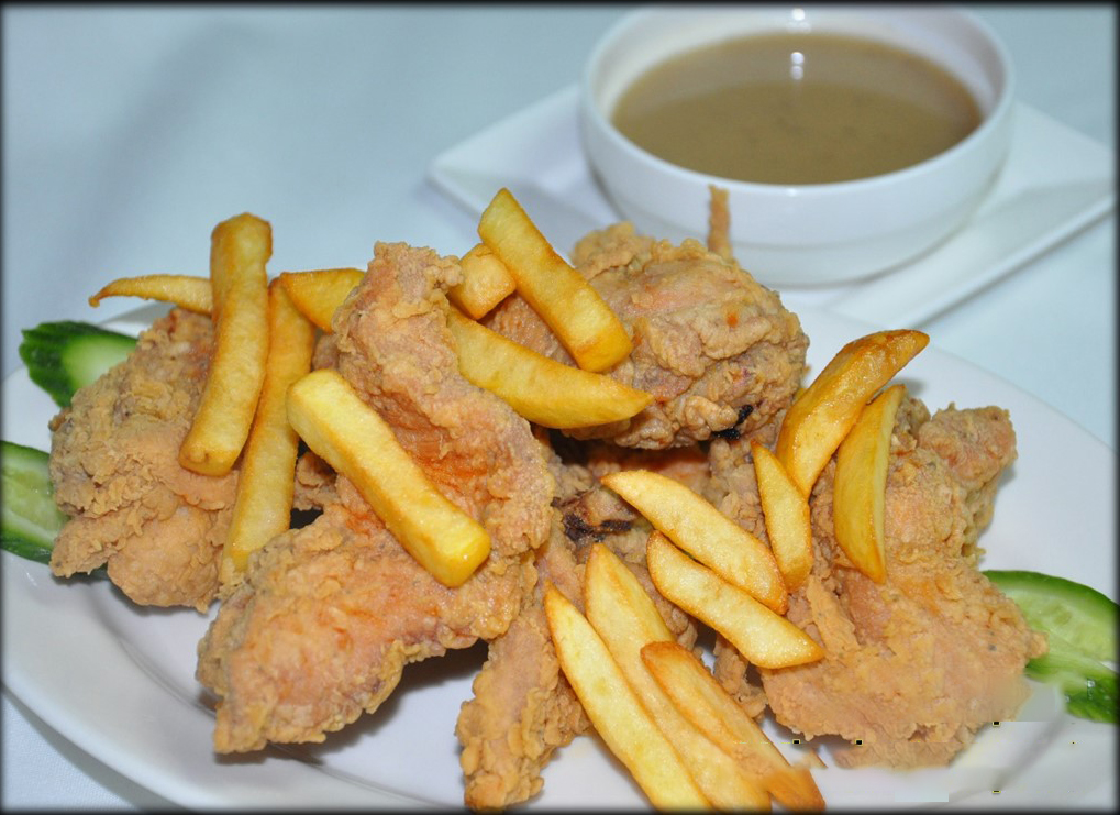 Butter-fried Chicken with French Fries (Party Tray)