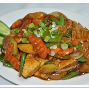 Mixed Vegetables with Tofu (Party Tray)