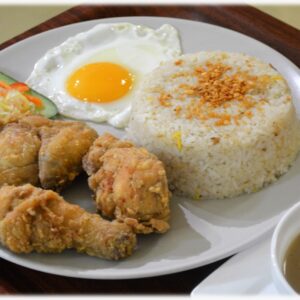 Chicksilog (Fried Chicken)